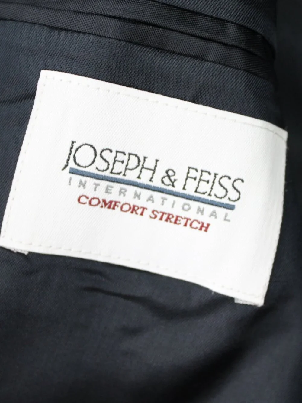 Joseph & Feiss Blazer Mens 41 Regular Black 100% Worsted Wool International